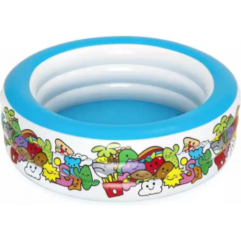 Детский надувной бассейн BESTWAY ПОДВОДНЫЙ МИР 152х51 см, 400 л, от 6 лет